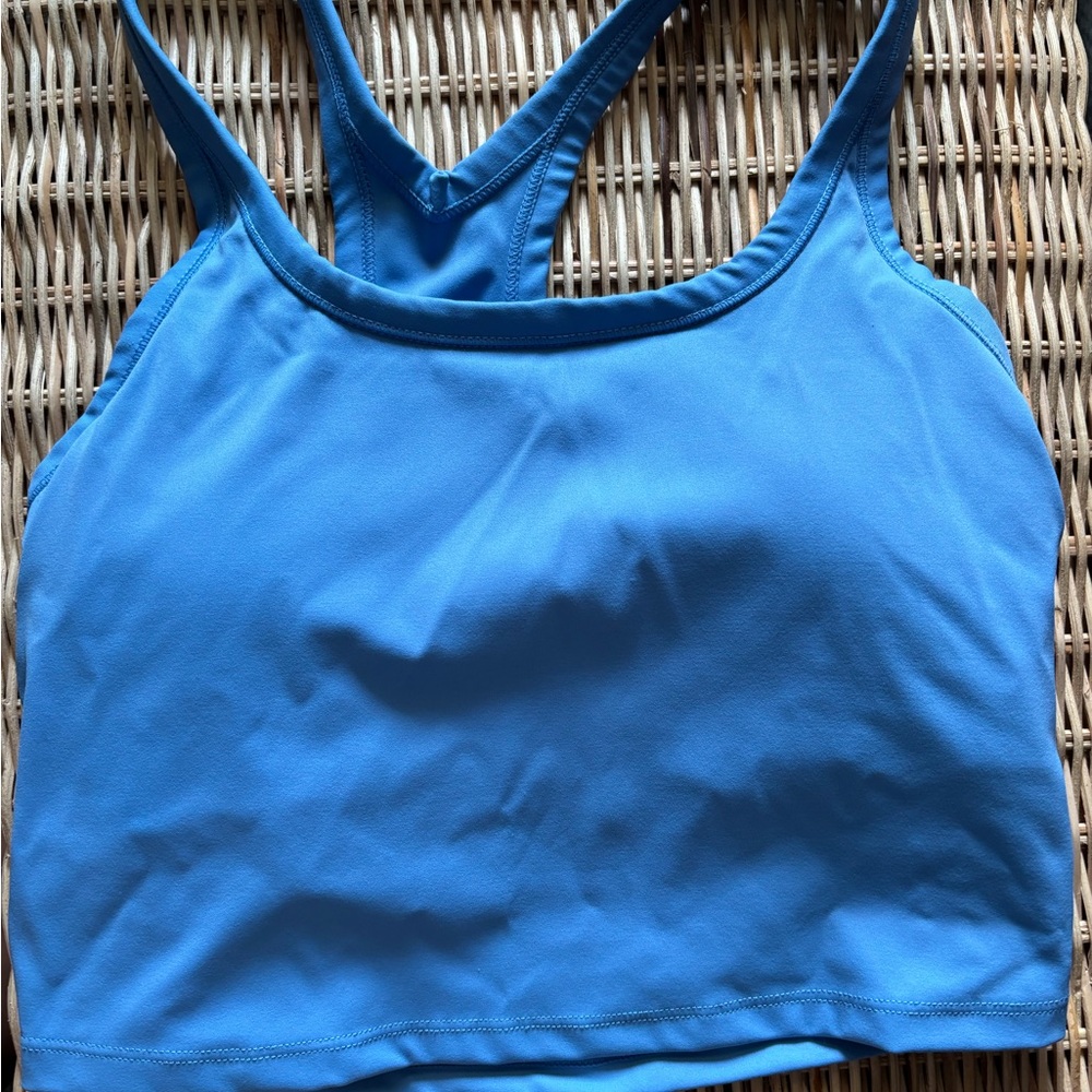BLUE GOLD HINGE TANK TOP